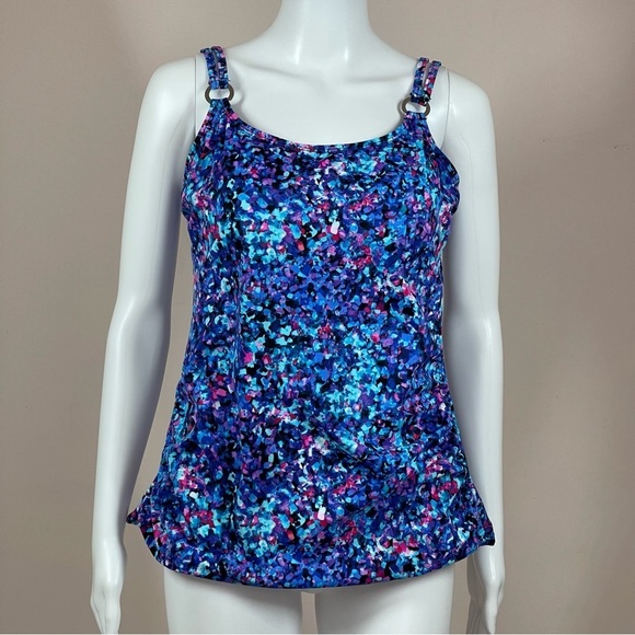 Bal Harbour Women’s Plus Swim Top Tankini size 14 - Picture 1 of 9